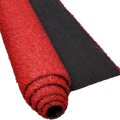Искусственный газон - 20 мм «Деко» красная
